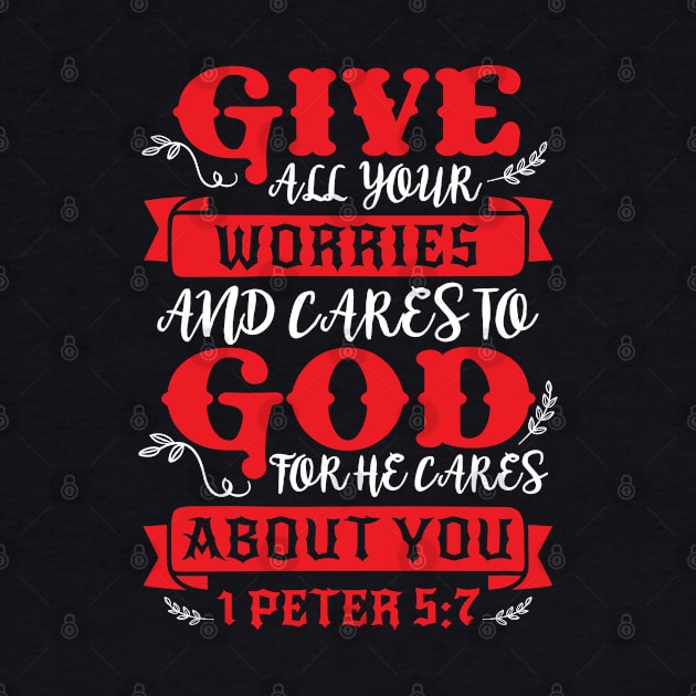 1 Peter 5:7 by Plushism